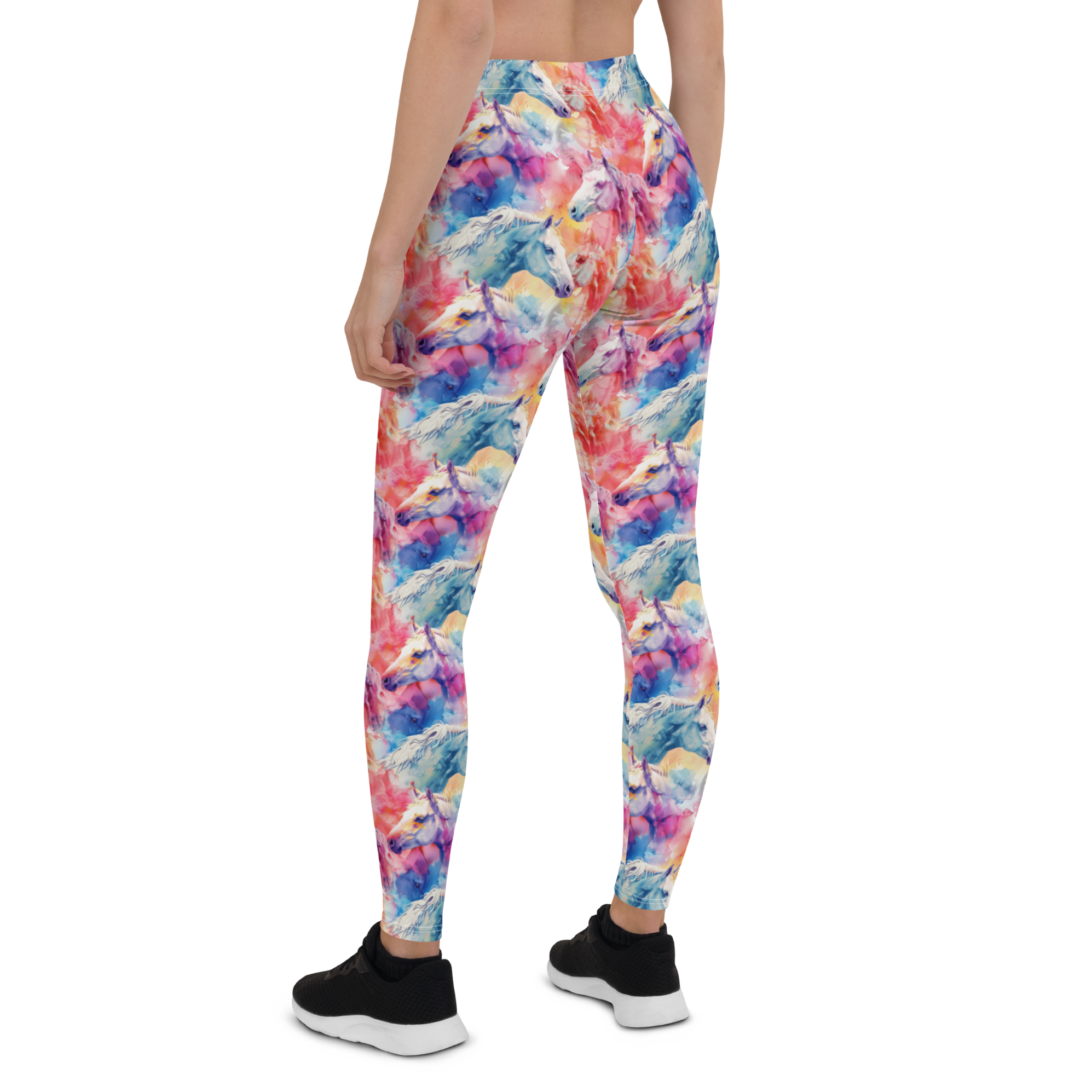 Watercolor Horse Leggings