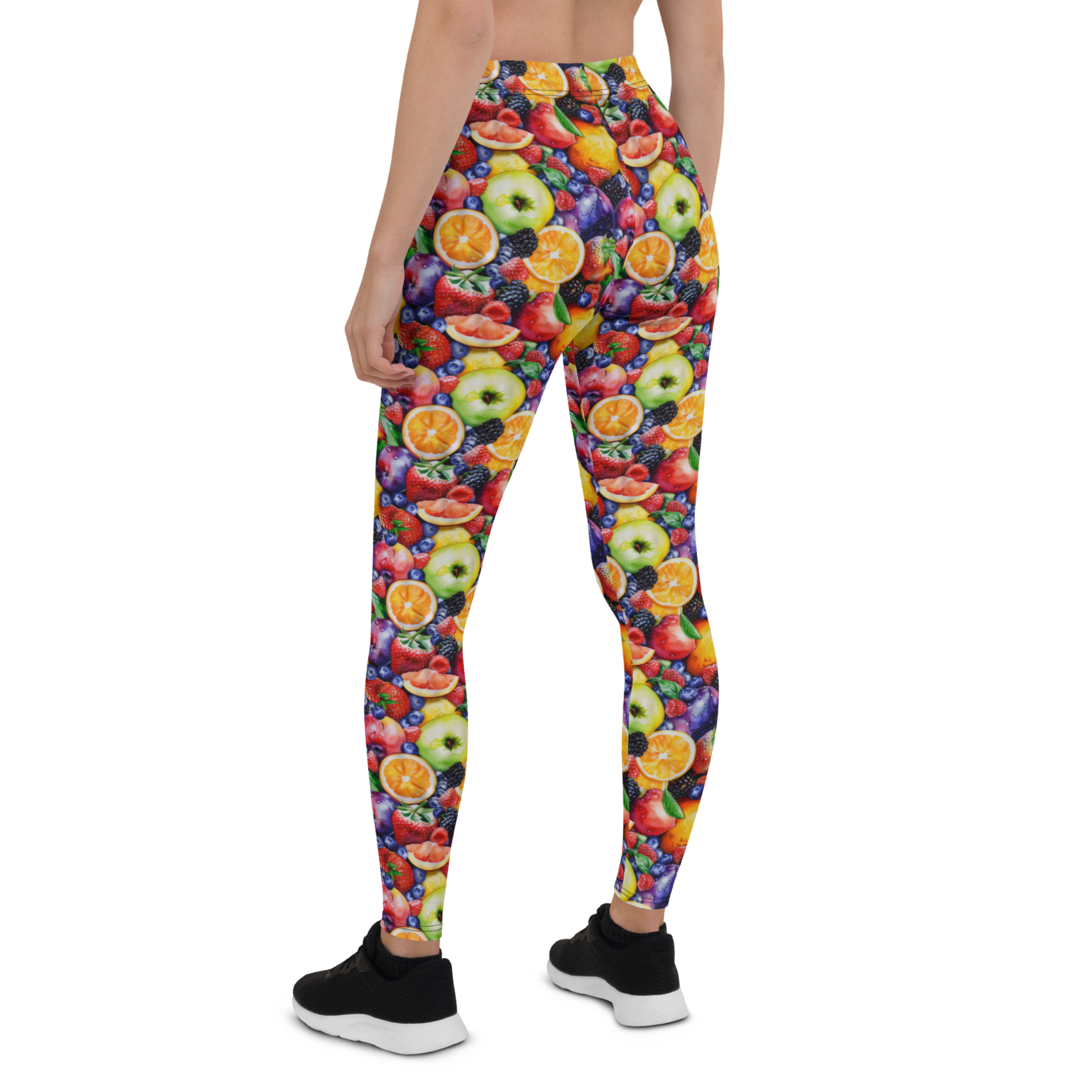 Watercolor Fruit Leggings