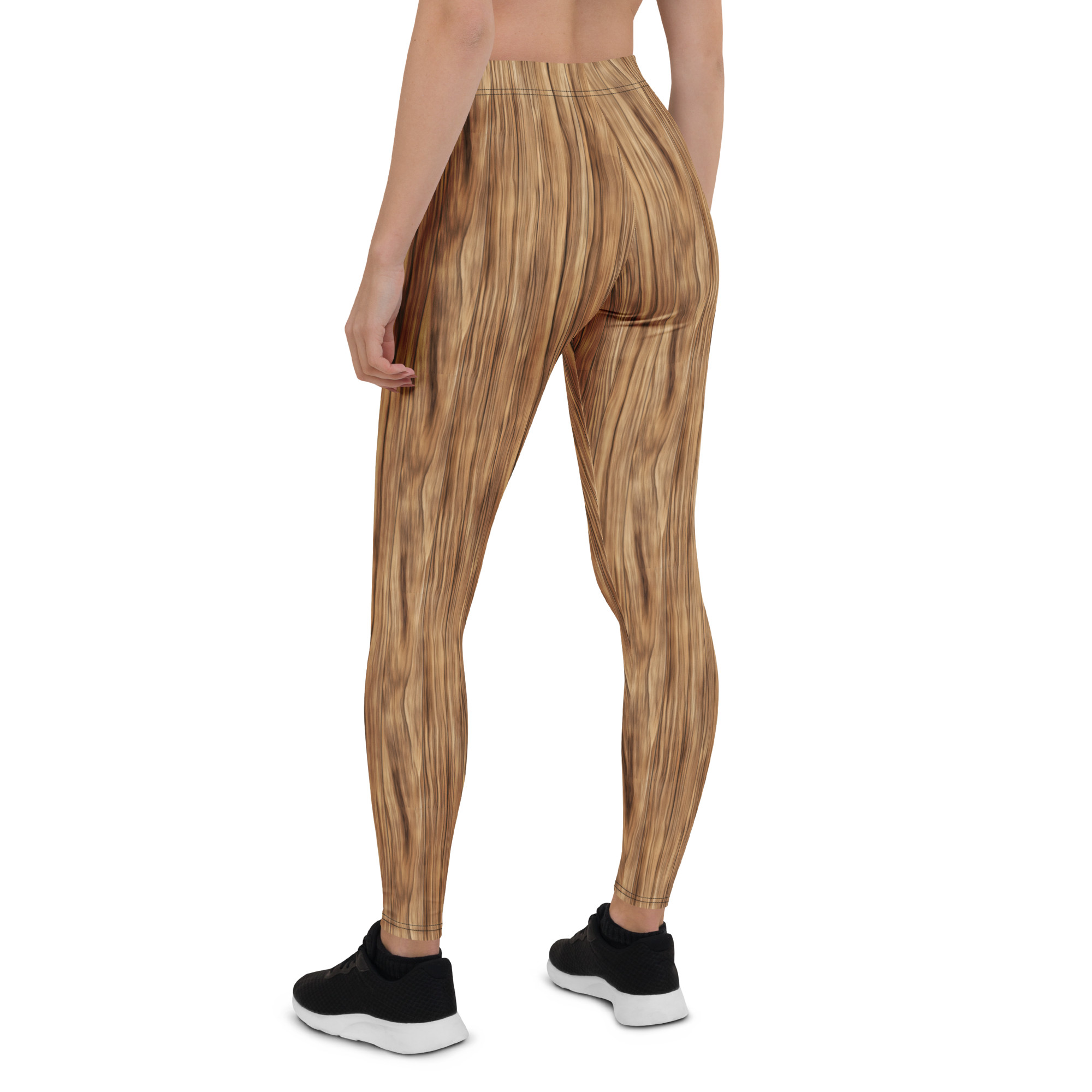 Rustic Oak Leggings Rear View