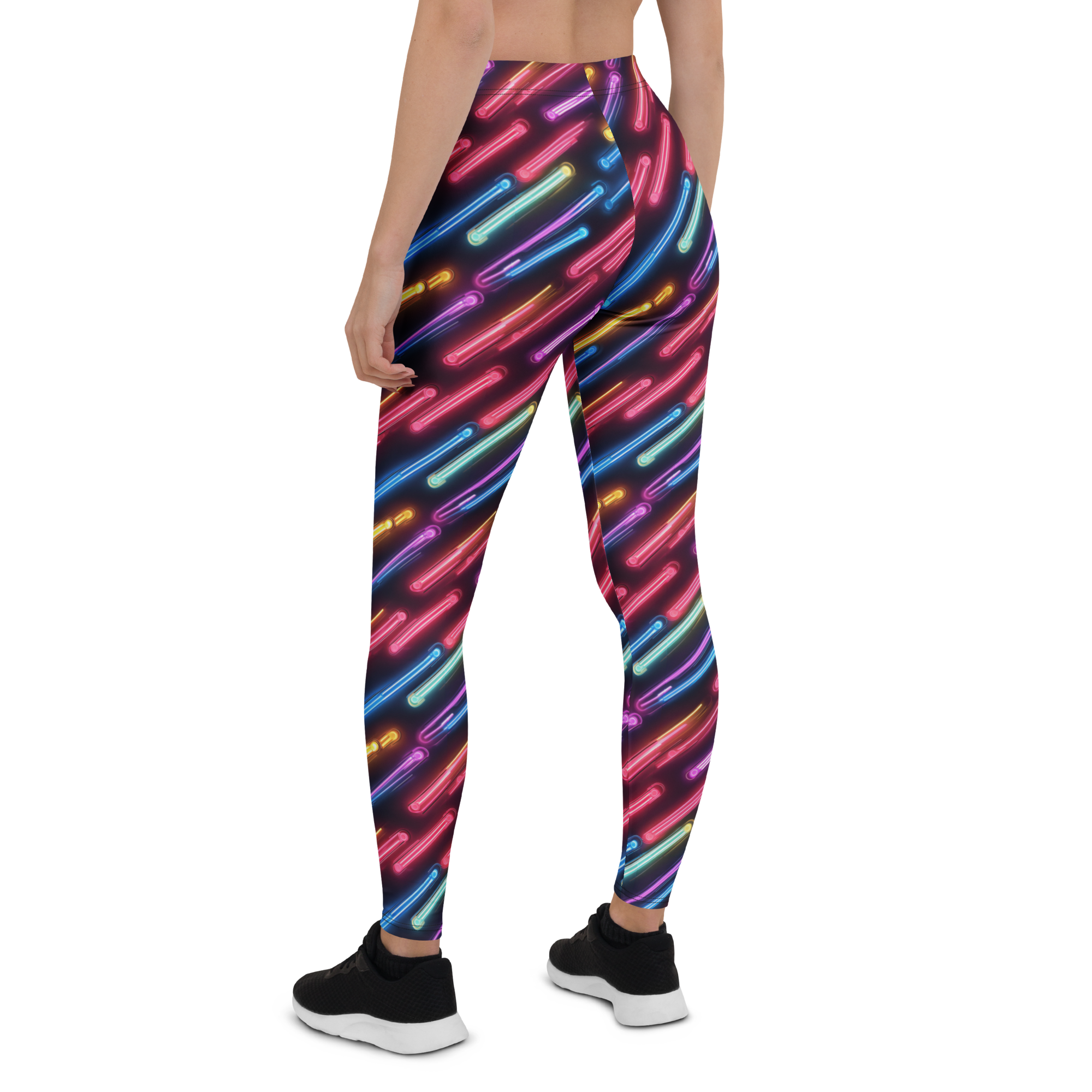 Sticky Neon Leggings Rear View
