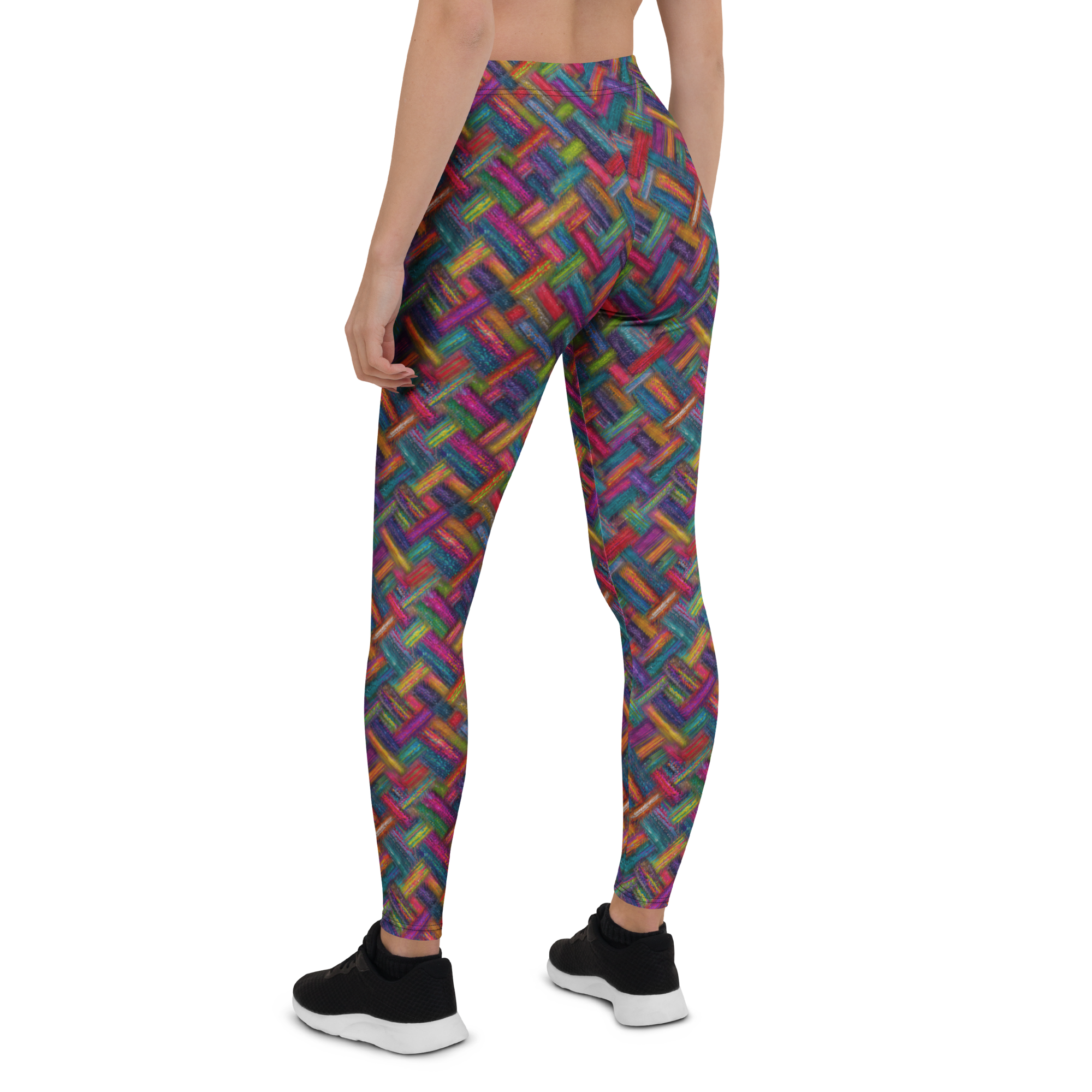 Tropical Thatch Leggings Rear View