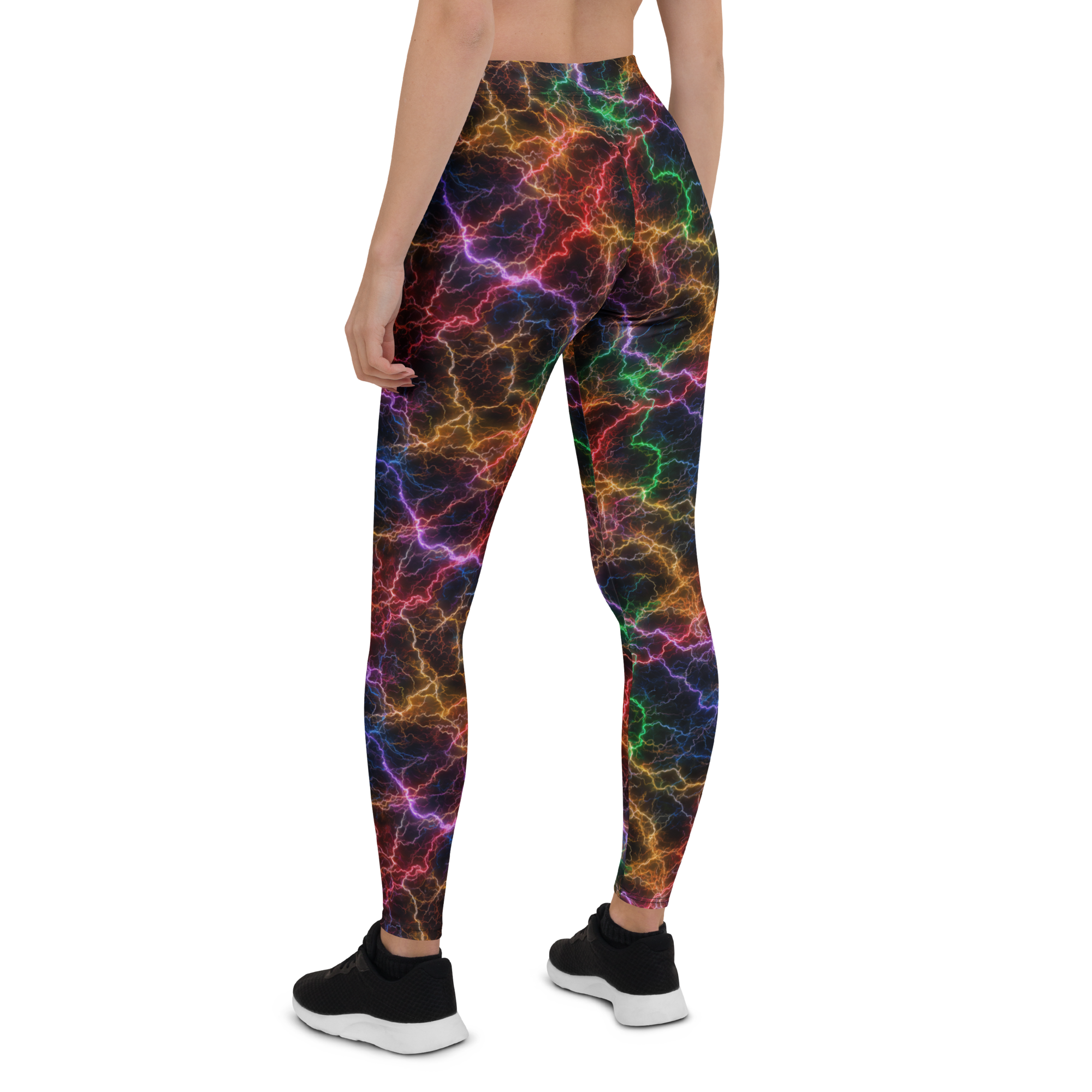 Neon Shock Leggings Rear View