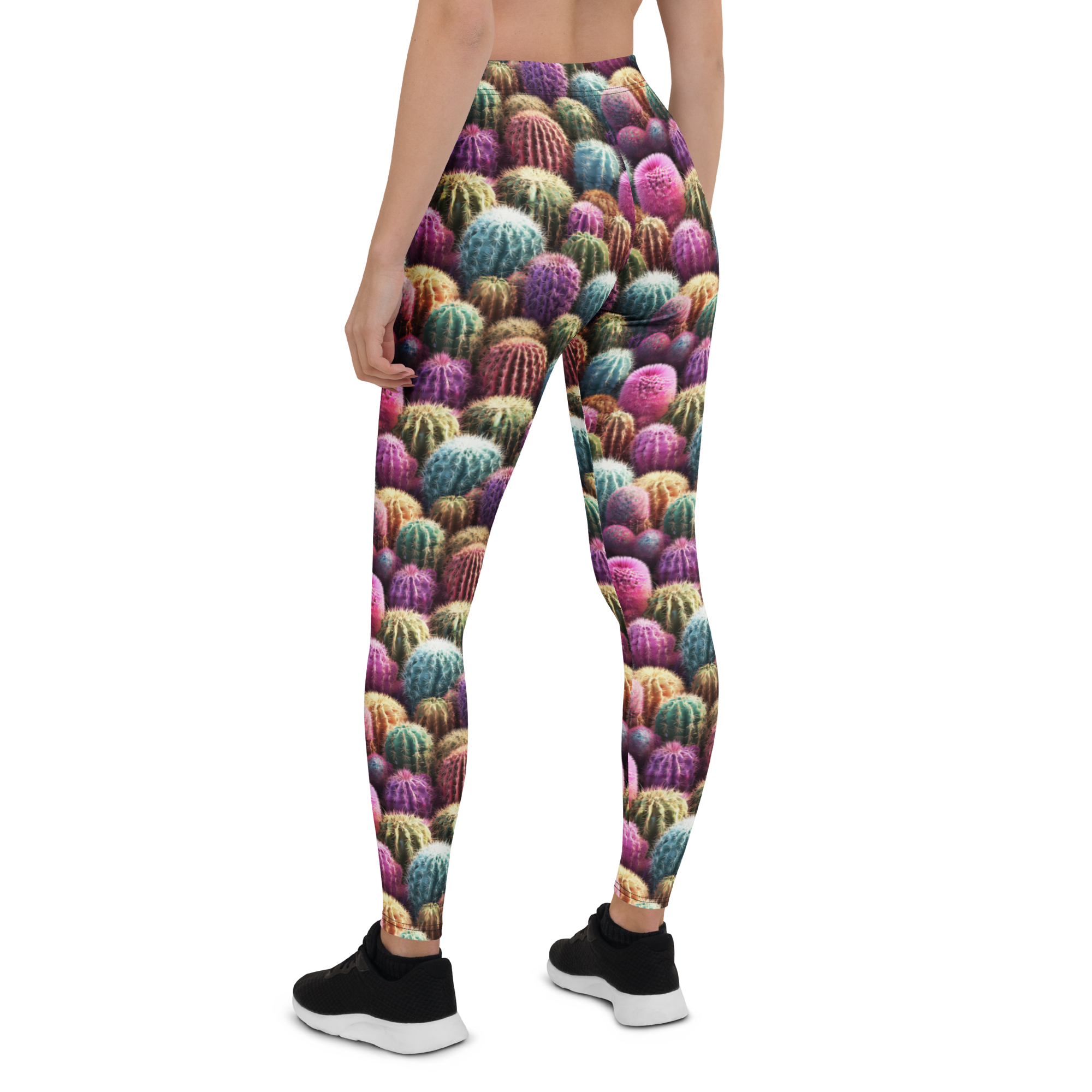 Cactus Fever Leggings Rear View