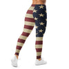 Vintage American Flag Leggings | GearBunch