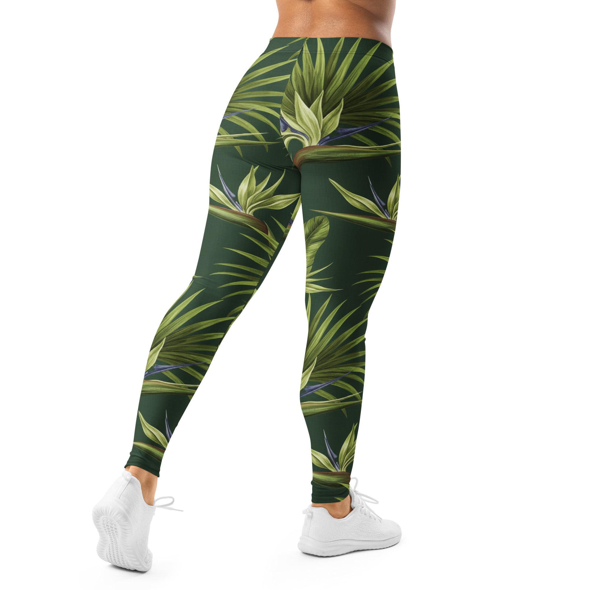 Tropical Palm Grove Leggings | GearBunch