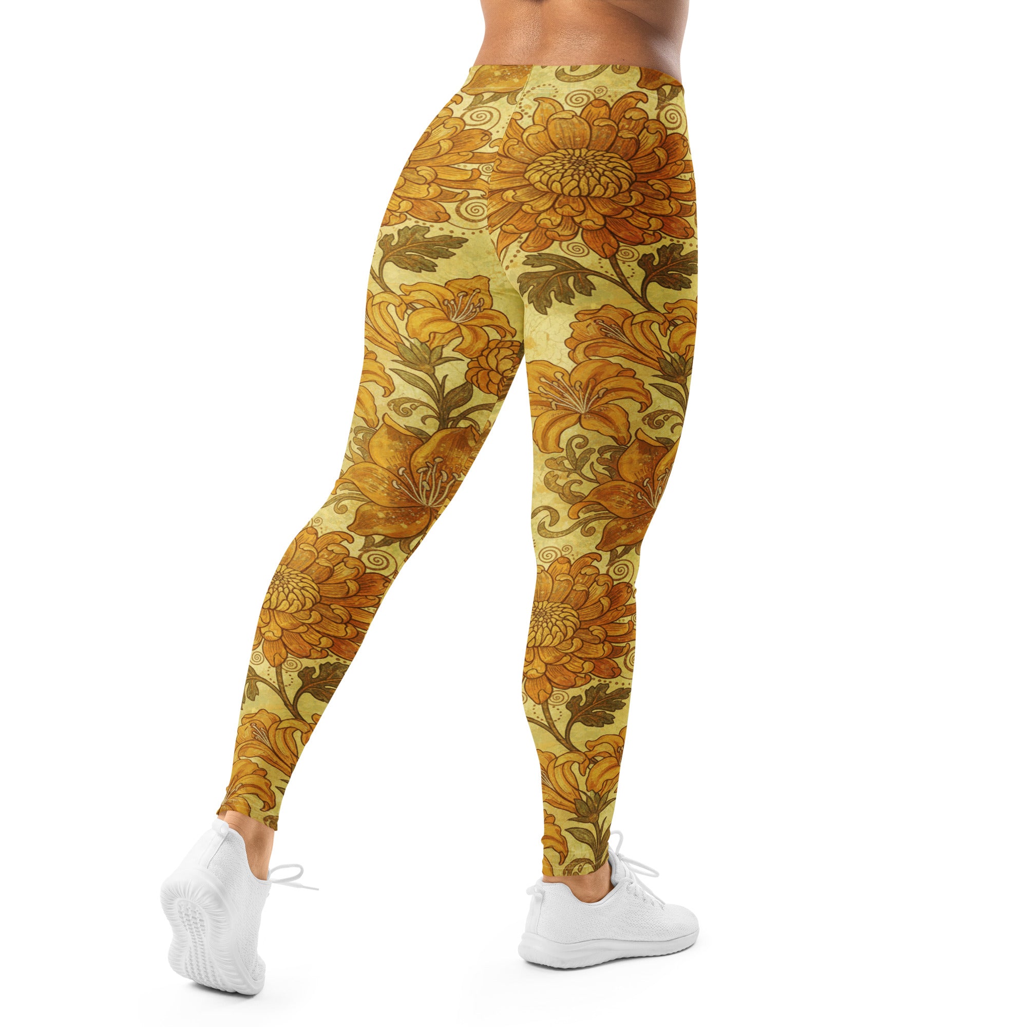 Gustav Klimt Garden Leggings | GearBunch