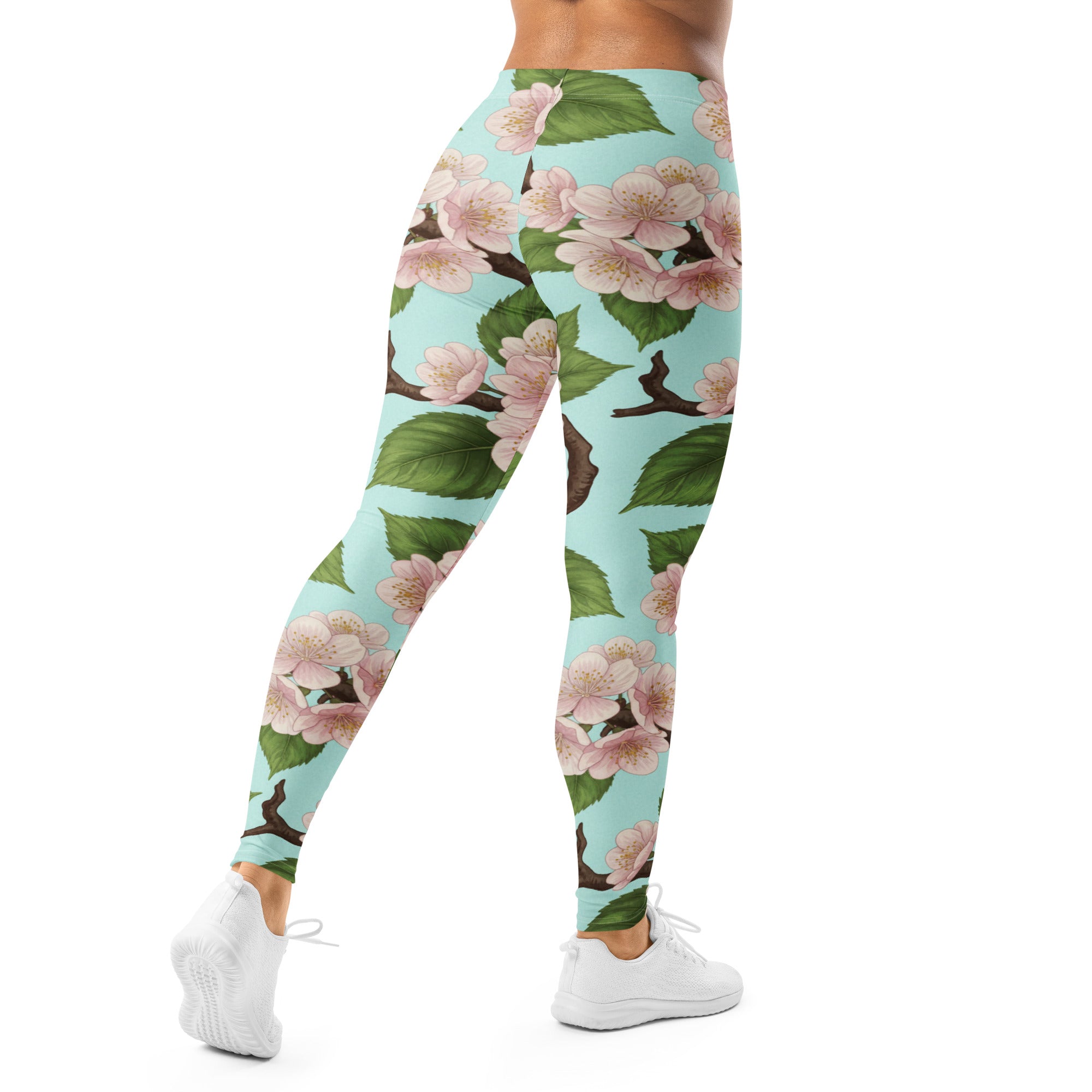 Cherry Blossom Branches Leggings | GearBunch