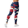 Red White Blue Camo Stars Leggings | GearBunch