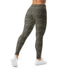 Paris Map Grey Gold Leggings | GearBunch