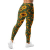 Sunflower Cross Leggings | GearBunch