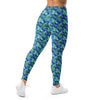 Ocean Blues Geometric Leggings | GearBunch