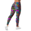 Comic Strip Neon Villain Leggings | GearBunch