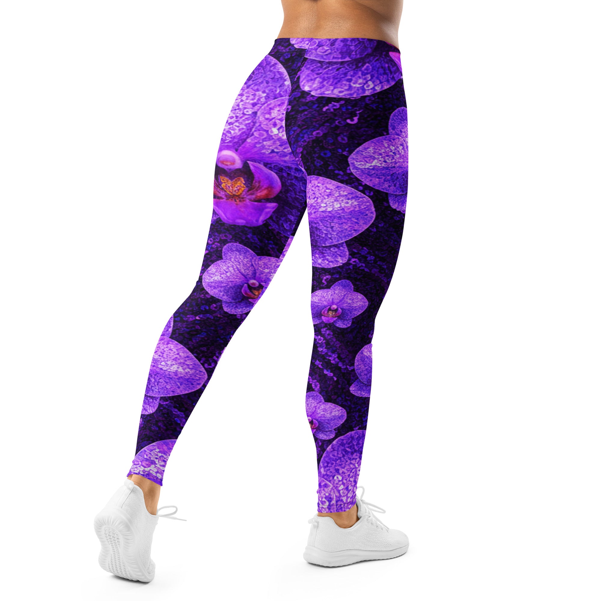 Purple Orchid Paillette Leggings | GearBunch
