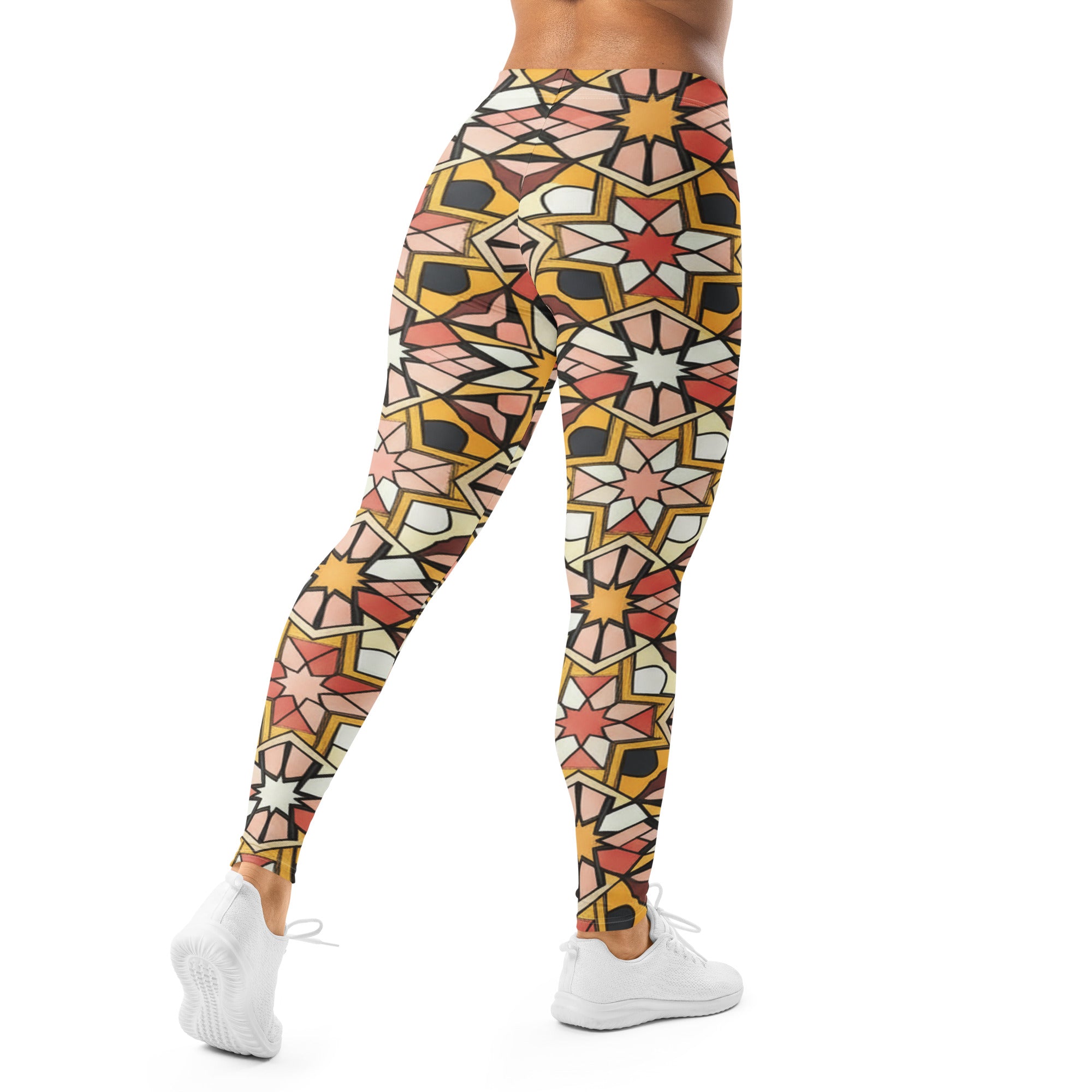 Zellige Blush Gold Leggings | GearBunch