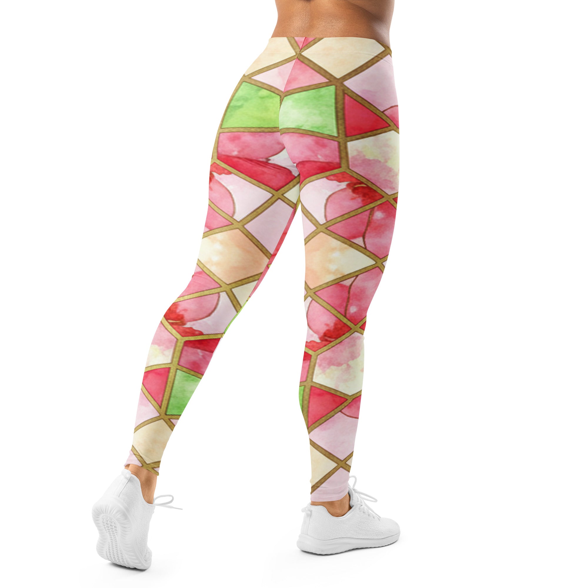 Cherry Blossom Arabic Leggings | GearBunch