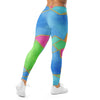 Women's arabic watercolour festival leggings front view
