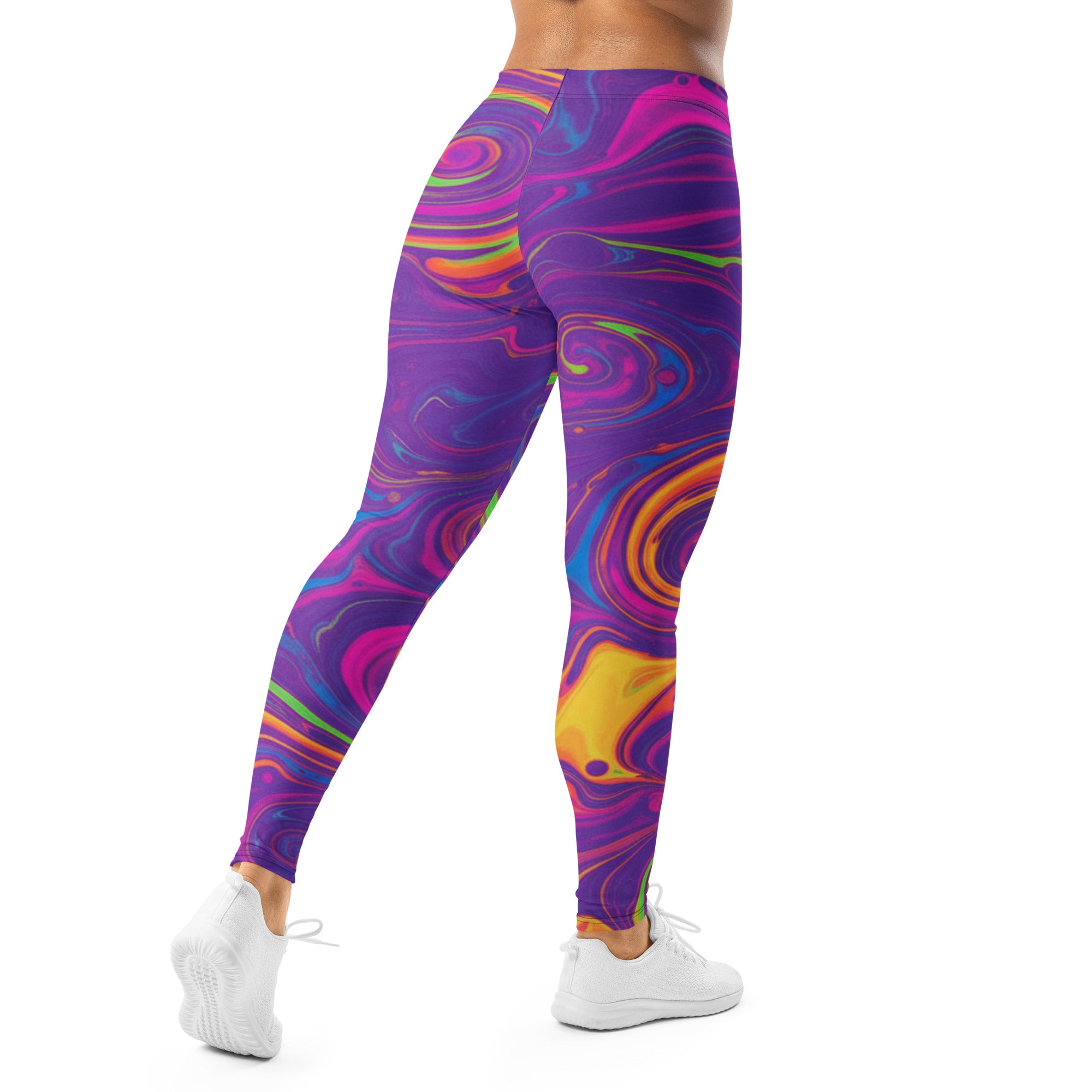 Liquid Marble Neon Leggings | GearBunch