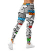 Comic Pop Monochrome Leggings | GearBunch