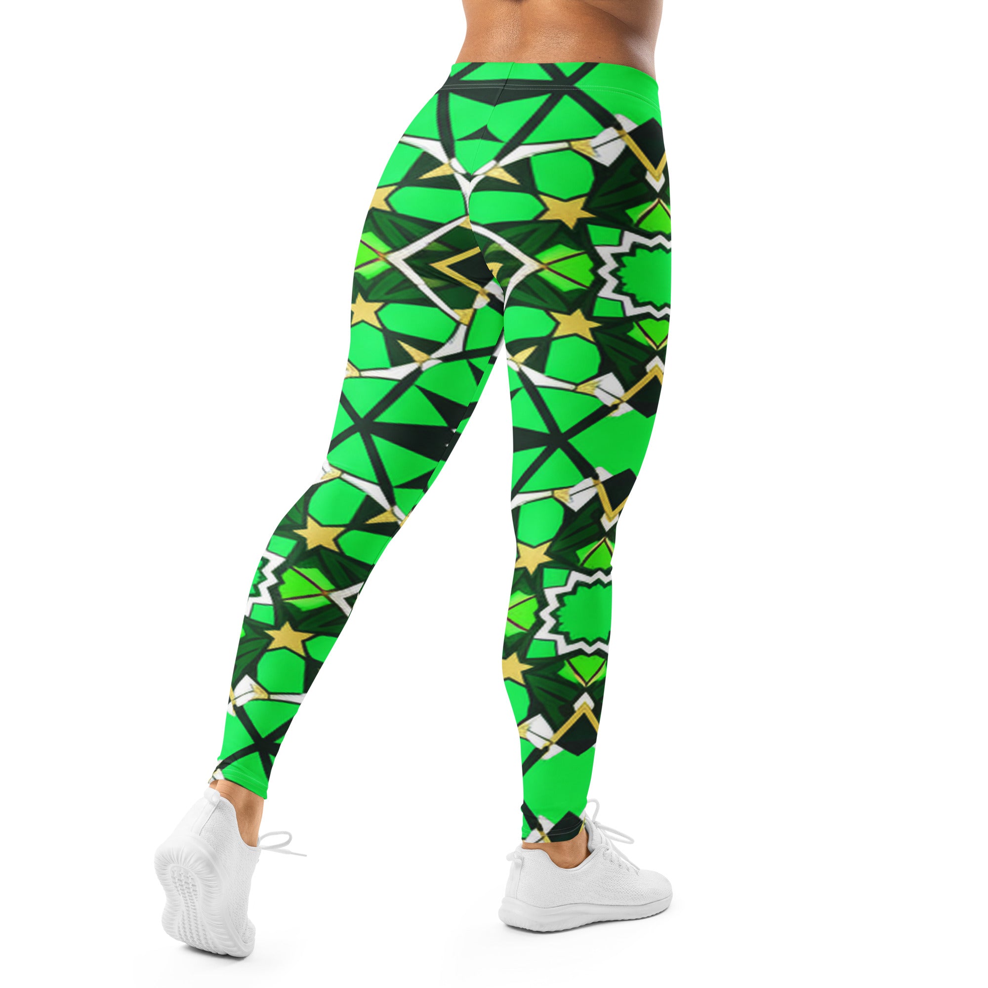Zellige Emerald Gold Leggings | GearBunch