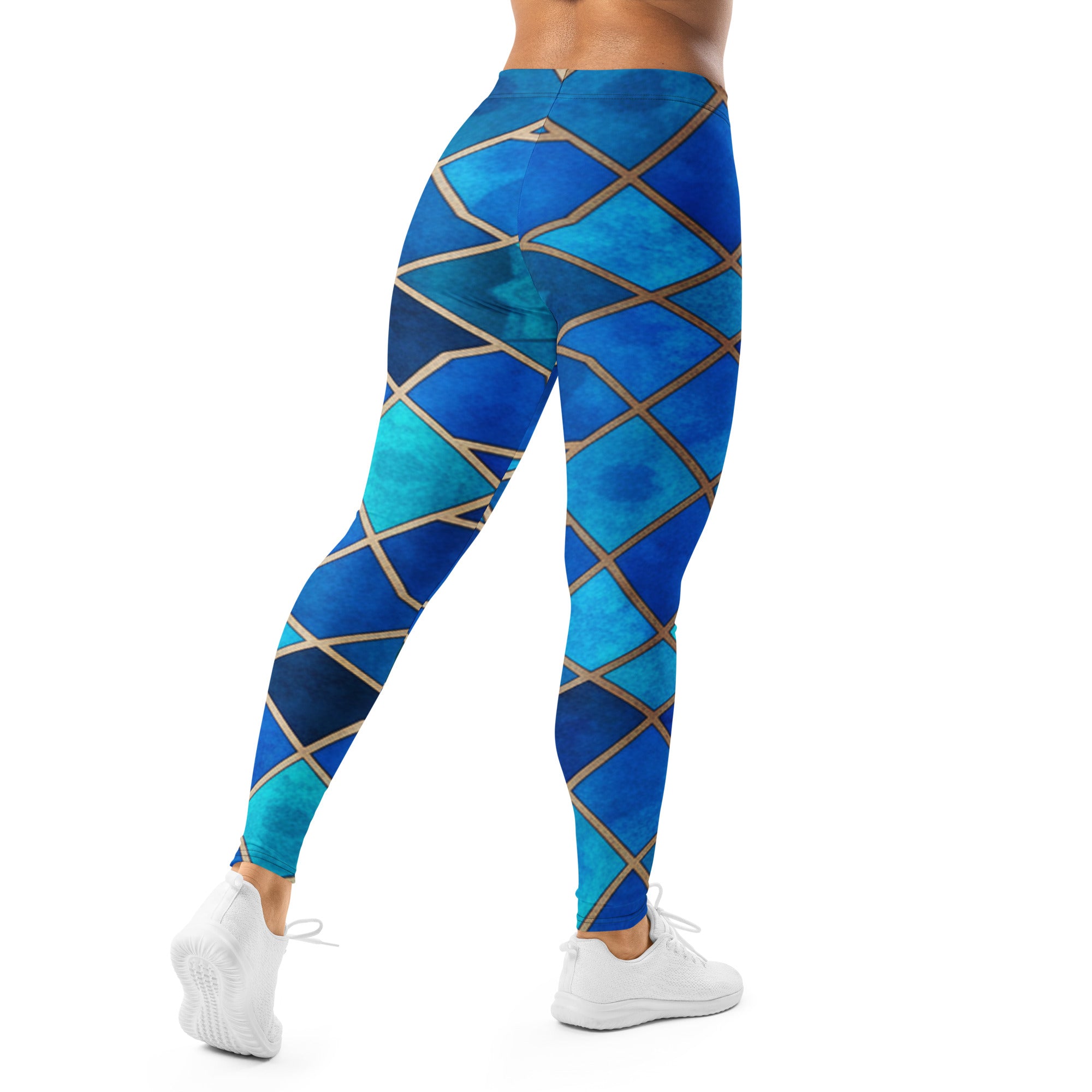 Arabic Sapphire Bronze Leggings | GearBunch