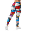 Comic Strip Robot Wars Leggings | GearBunch