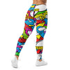 Comic Strip Graffiti Street Leggings | GearBunch