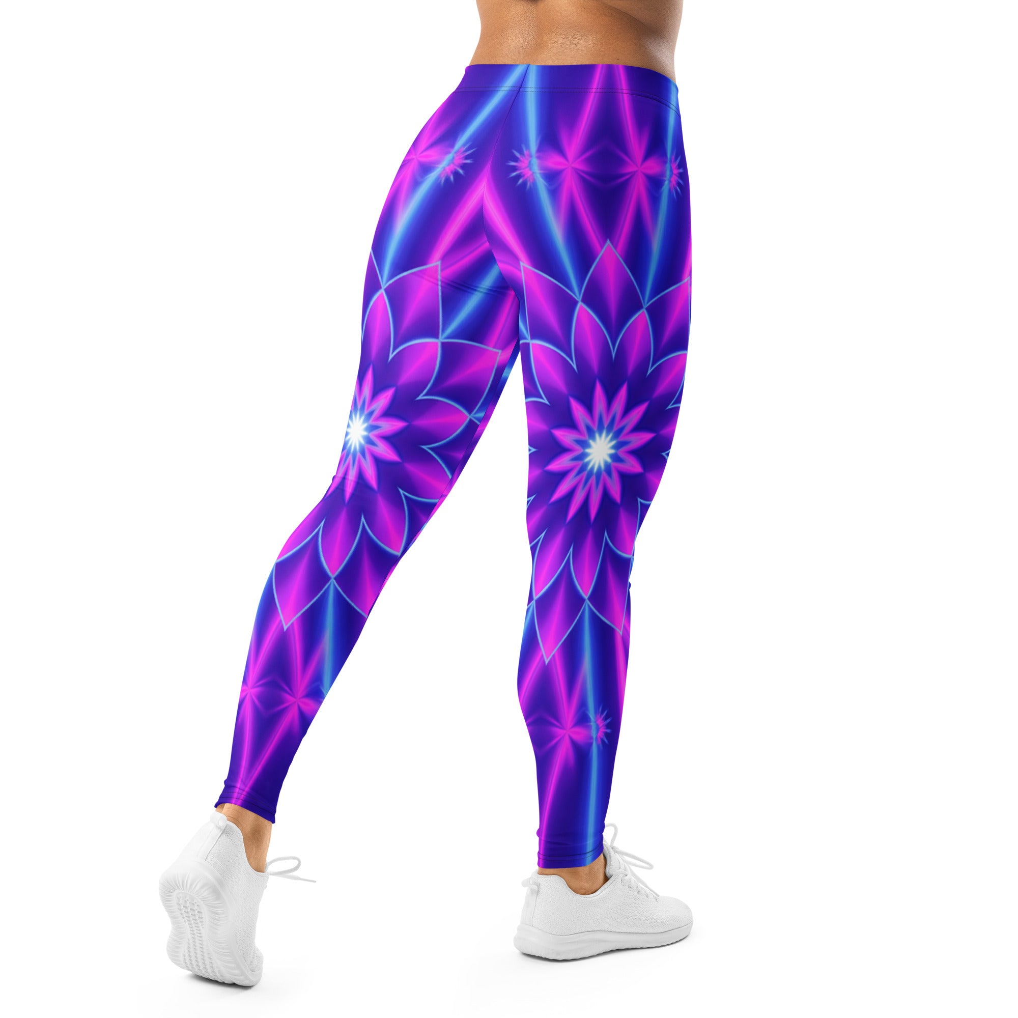 Psychedelic Cosmic Violet Leggings | GearBunch