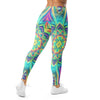 Psychedelic Tropical Laser Leggings | GearBunch