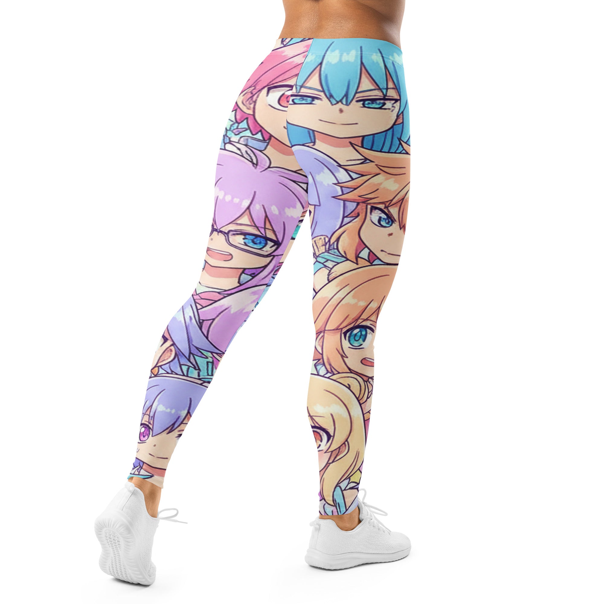 Anime Collage Pastel Dream Leggings | GearBunch