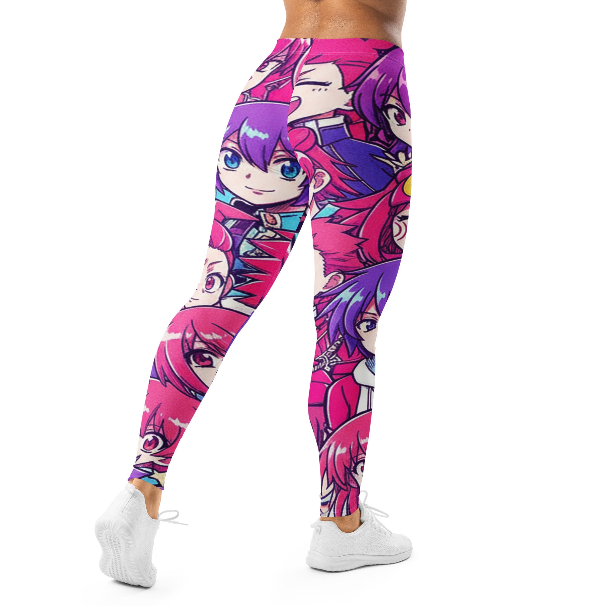 Anime Collage Pop Idol Leggings | GearBunch