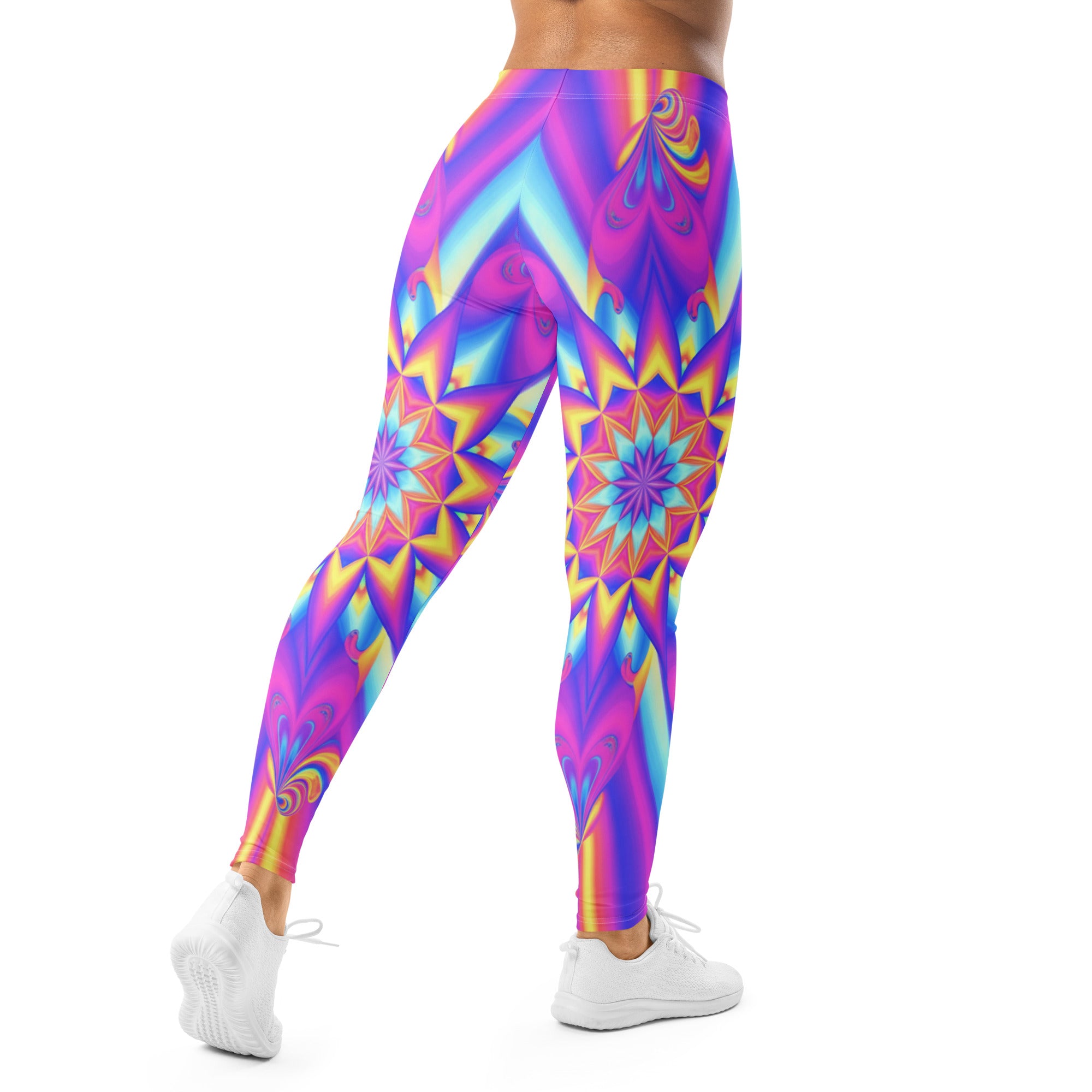 Psychedelic Candy Rave Leggings | GearBunch