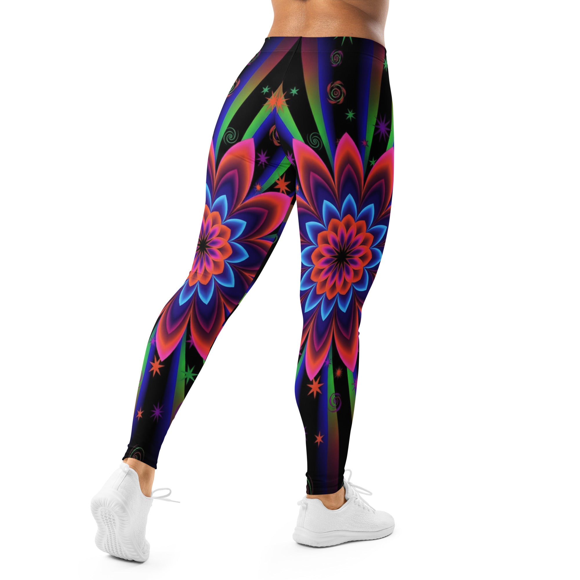 Psychedelic Blacklight Leggings | GearBunch