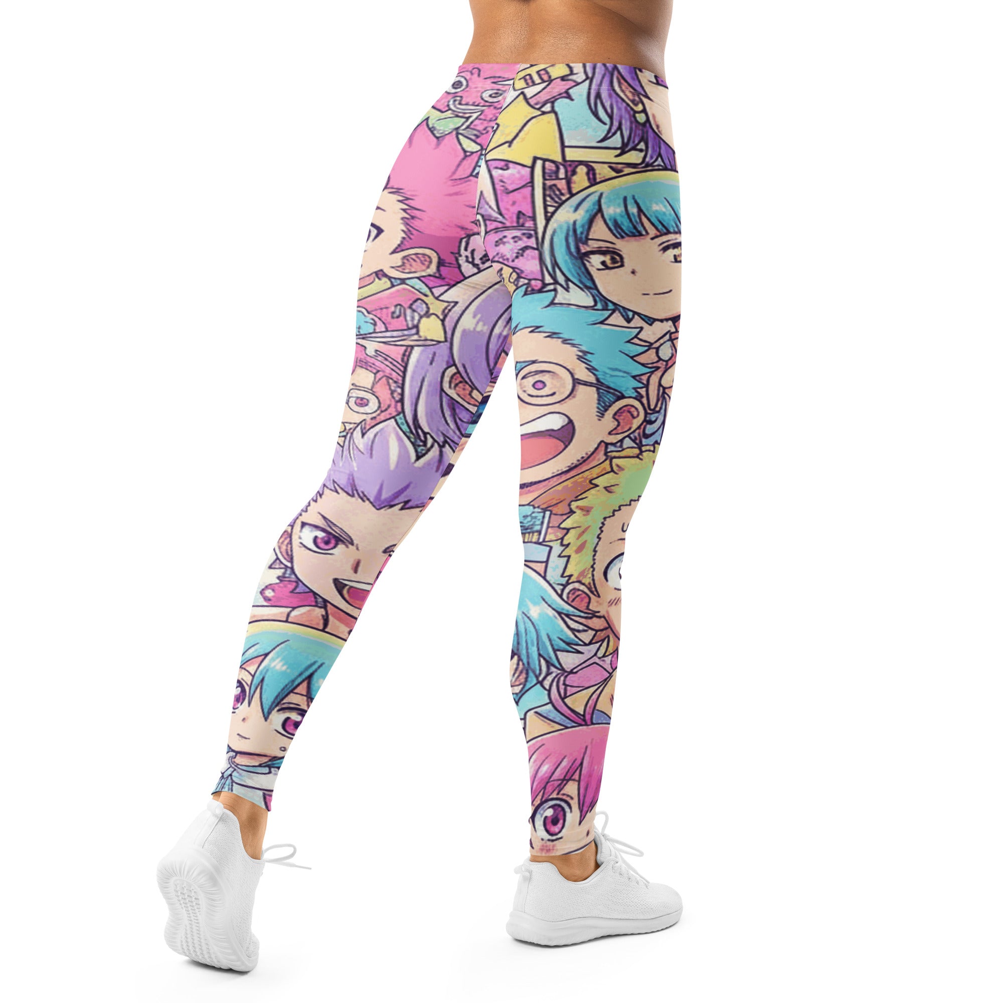 Anime Collage Pastel Dream Leggings | GearBunch
