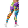 Vibrant Dinosaur Stomp Leggings | GearBunch