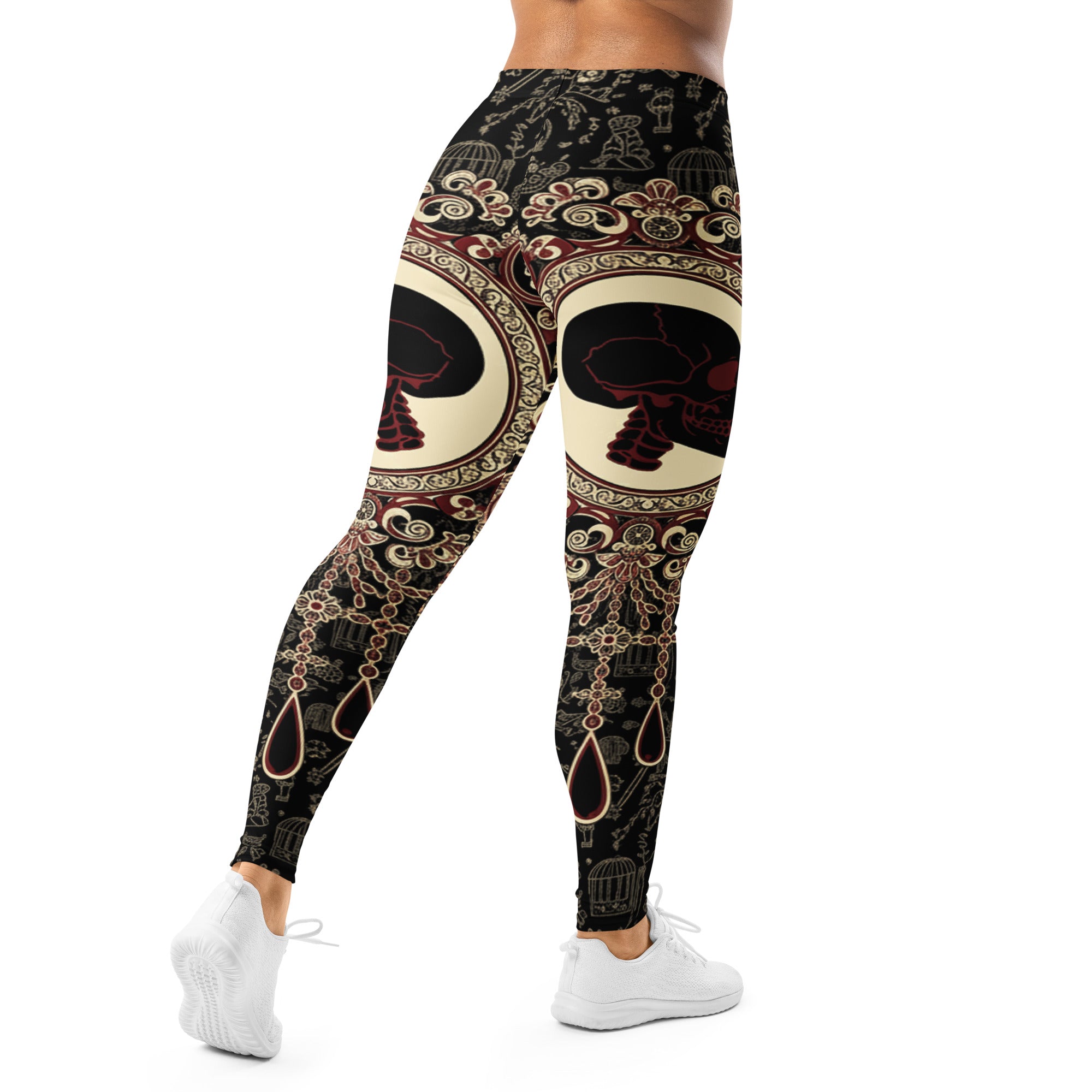 Victorian Mourning Lace Leggings | GearBunch