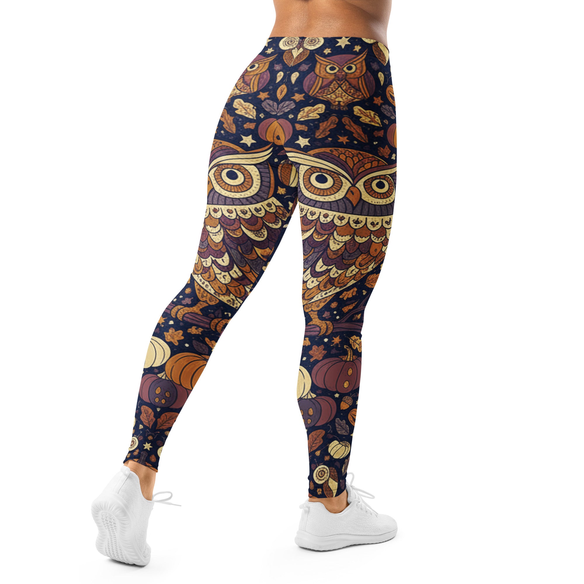 All Hallows Eve Owl Leggings | GearBunch