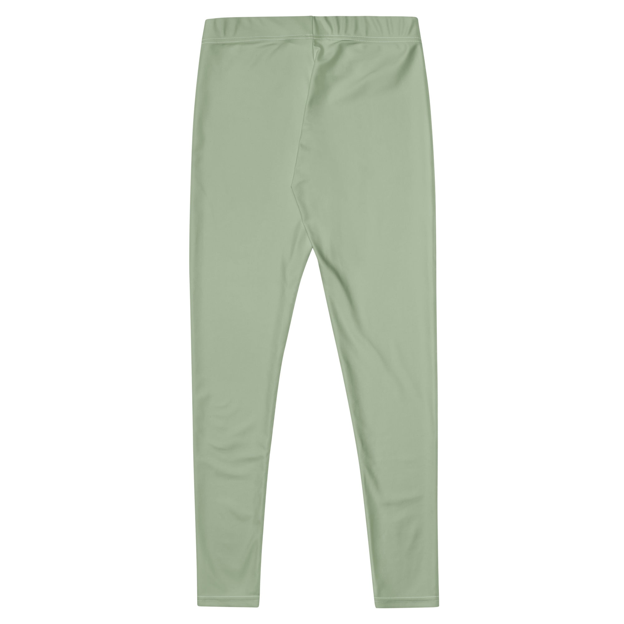 Solid Soft Sage Green Kids Leggings | GearBunch