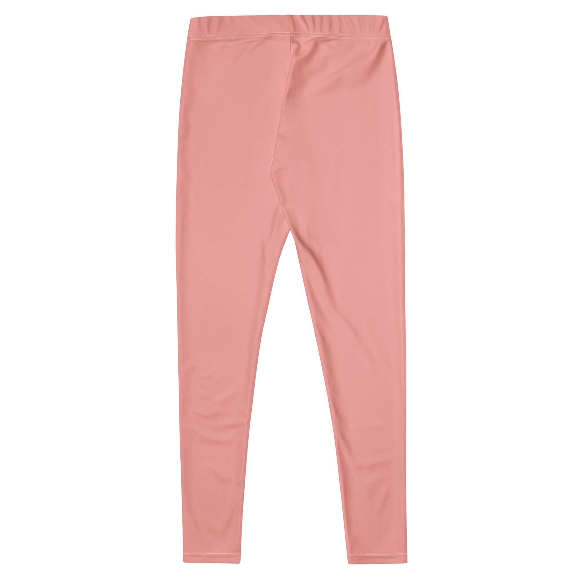 Solid Soft Coral Kids Leggings | GearBunch