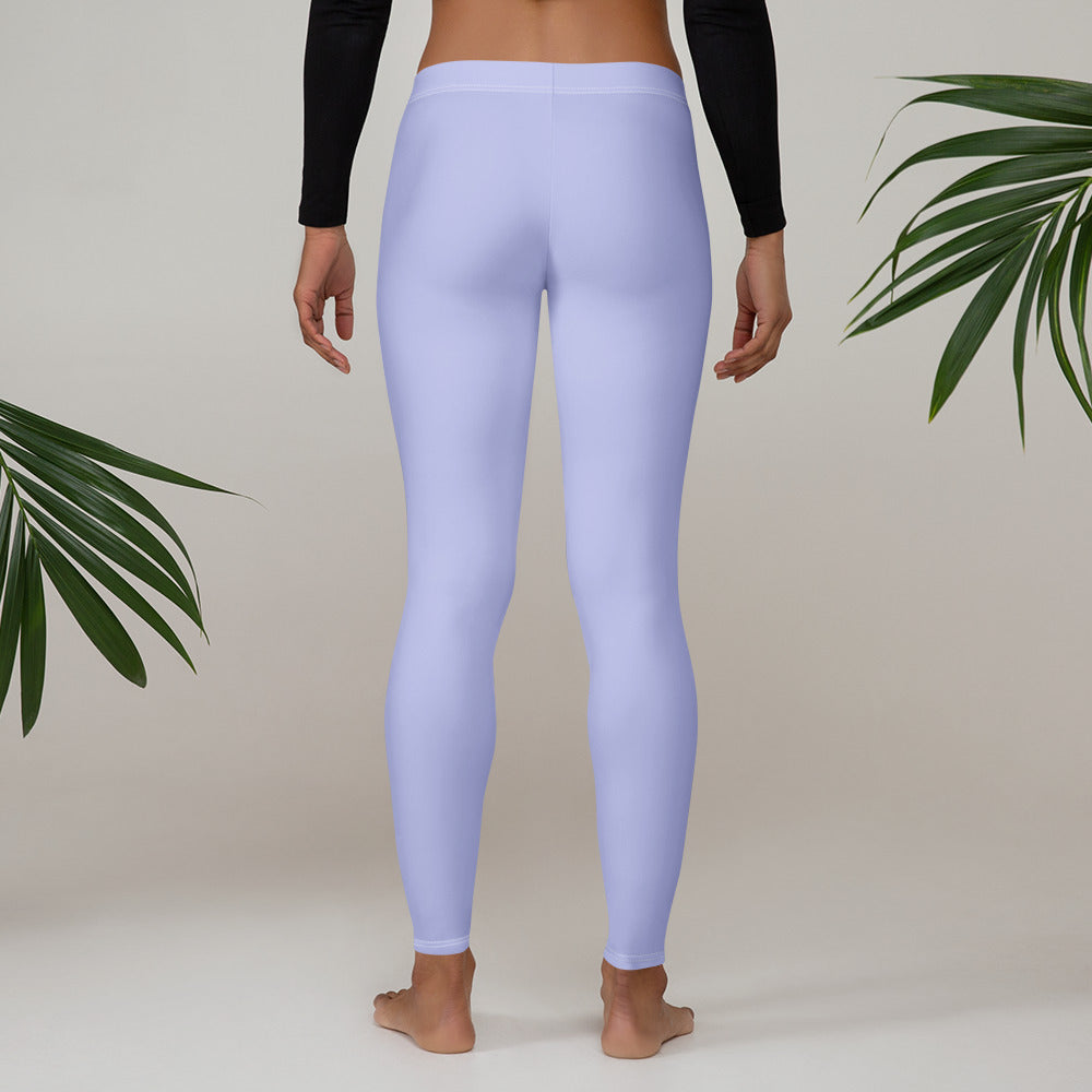 Solid Periwinkle Kids Leggings | GearBunch