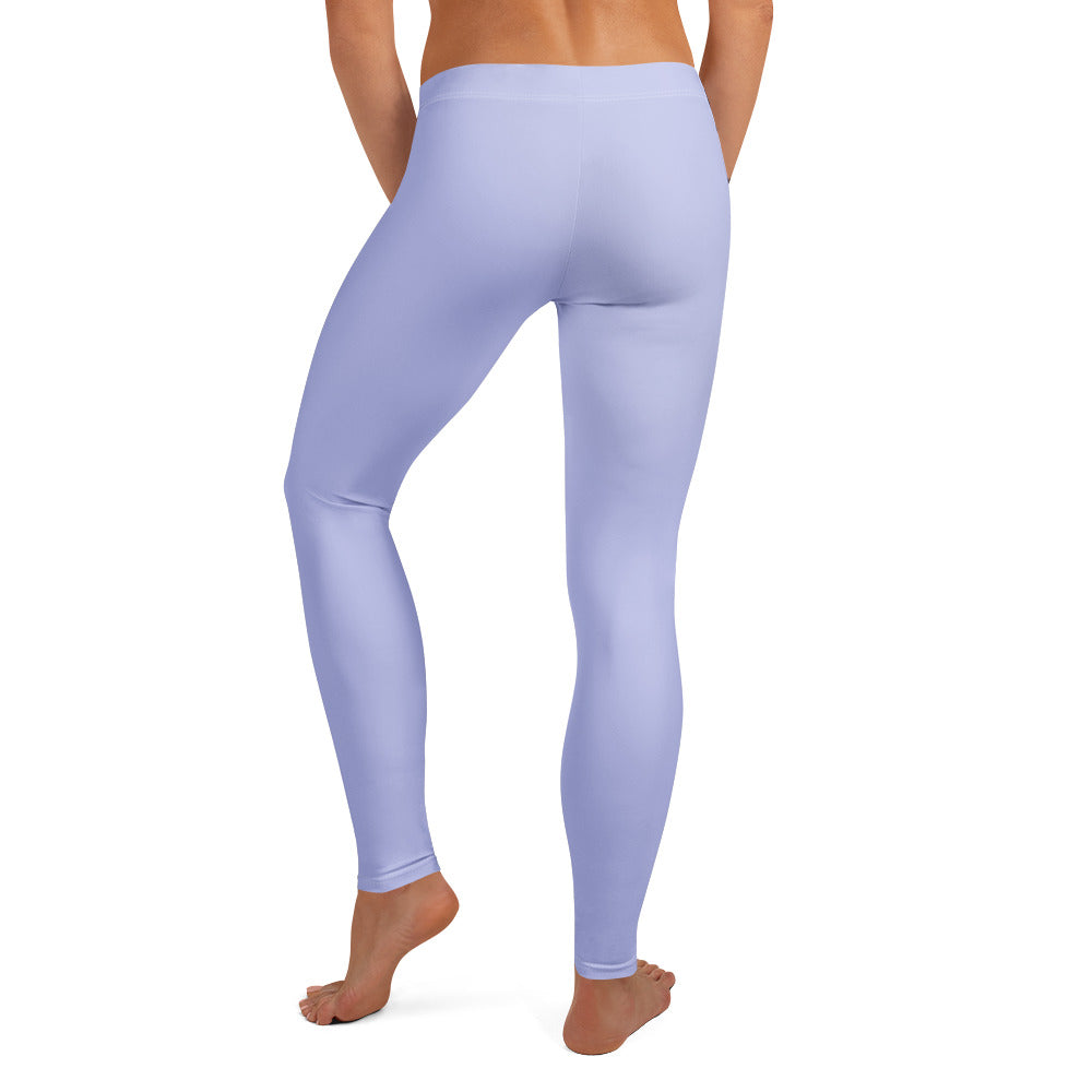 Solid Periwinkle Kids Leggings | GearBunch