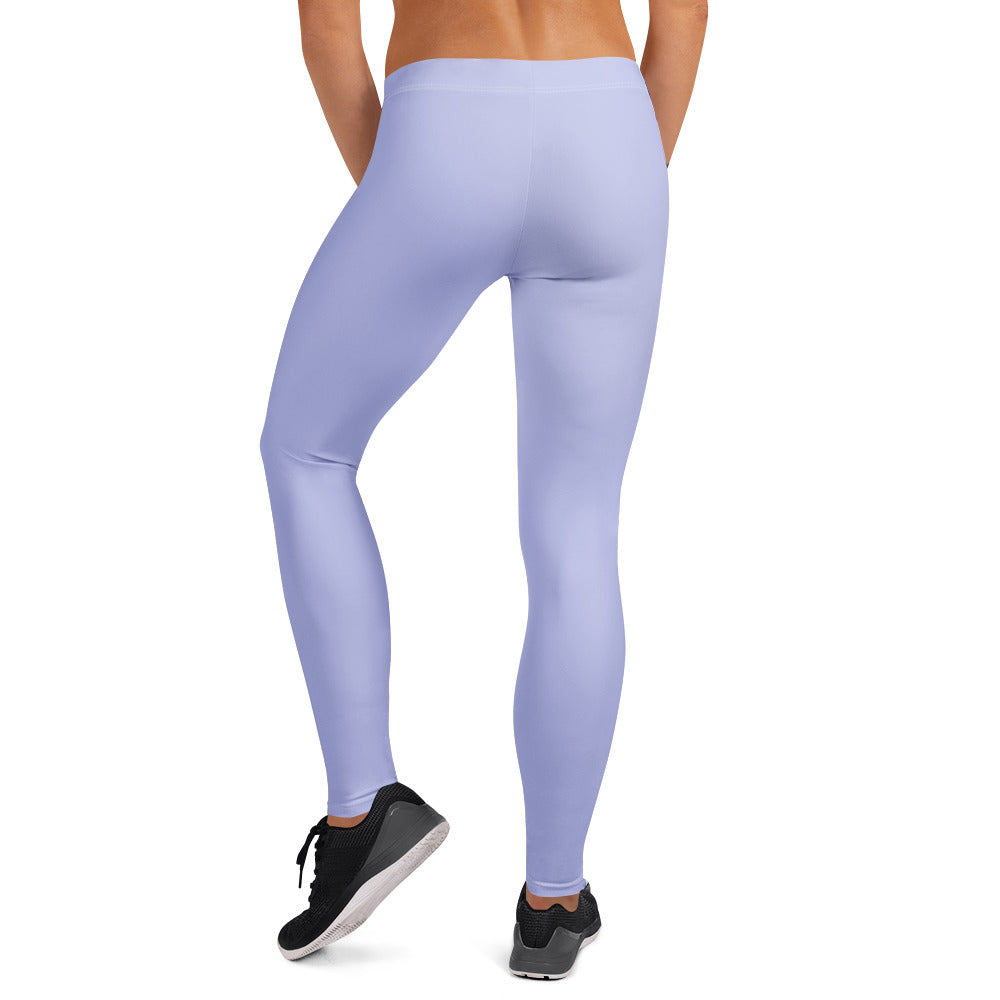Solid Periwinkle Kids Leggings | GearBunch