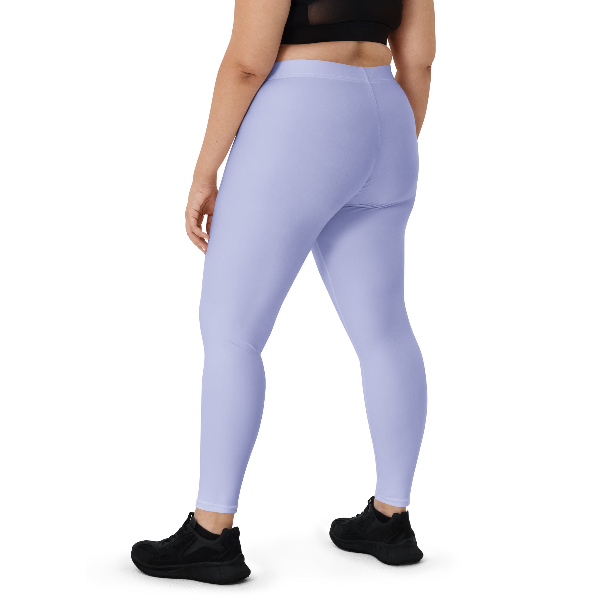 Solid Periwinkle Kids Leggings | GearBunch