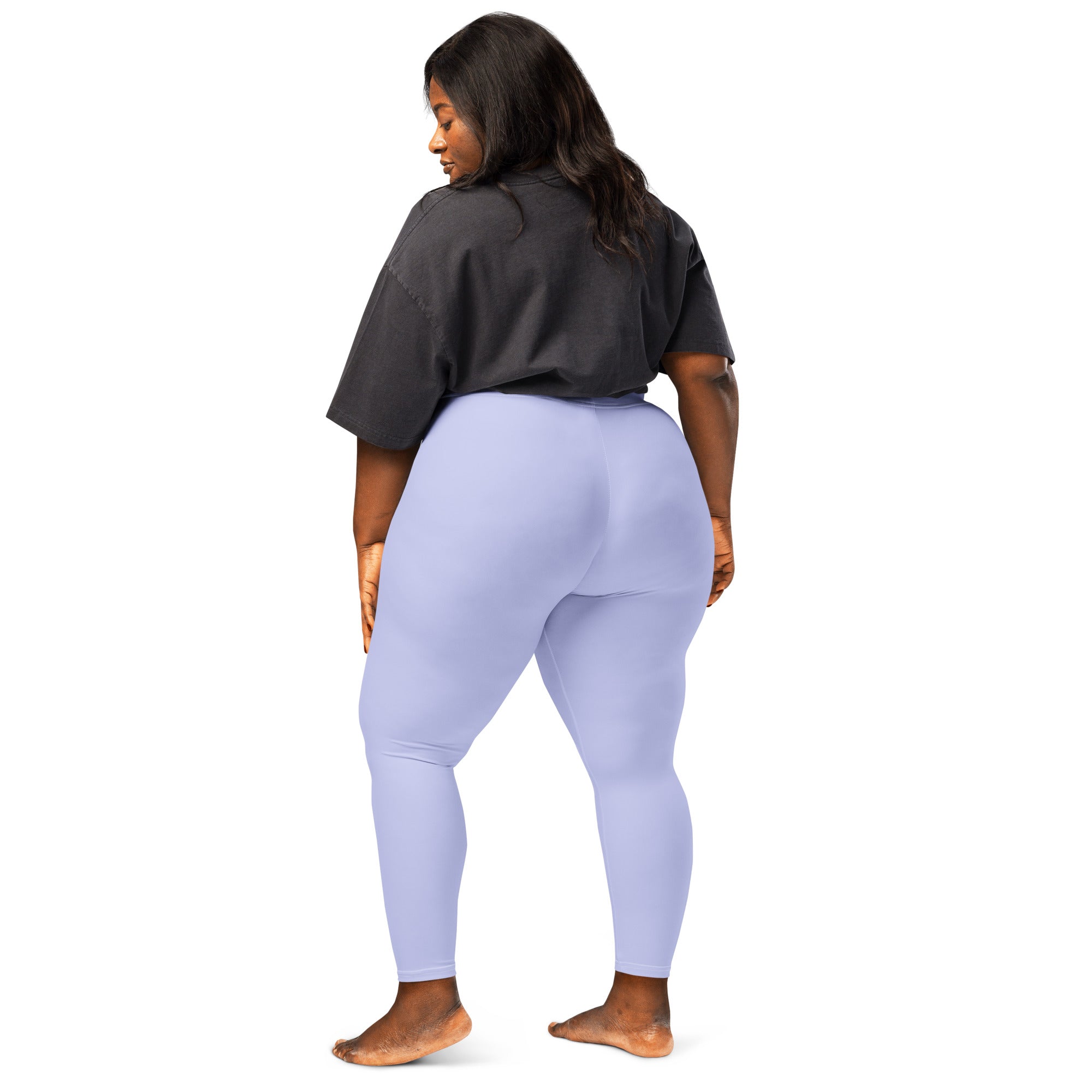 Solid Periwinkle Kids Leggings | GearBunch