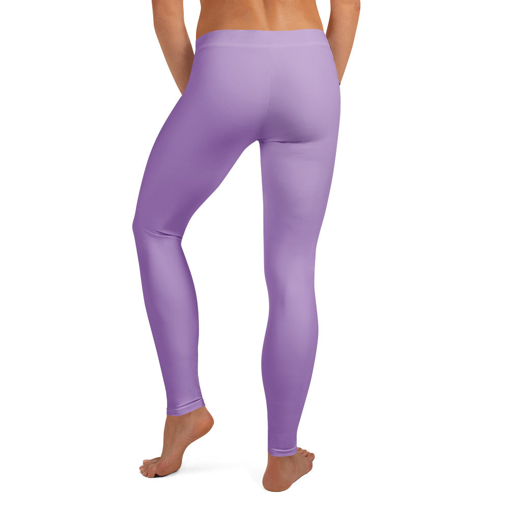Solid Amethyst Orchid Kids Leggings | GearBunch