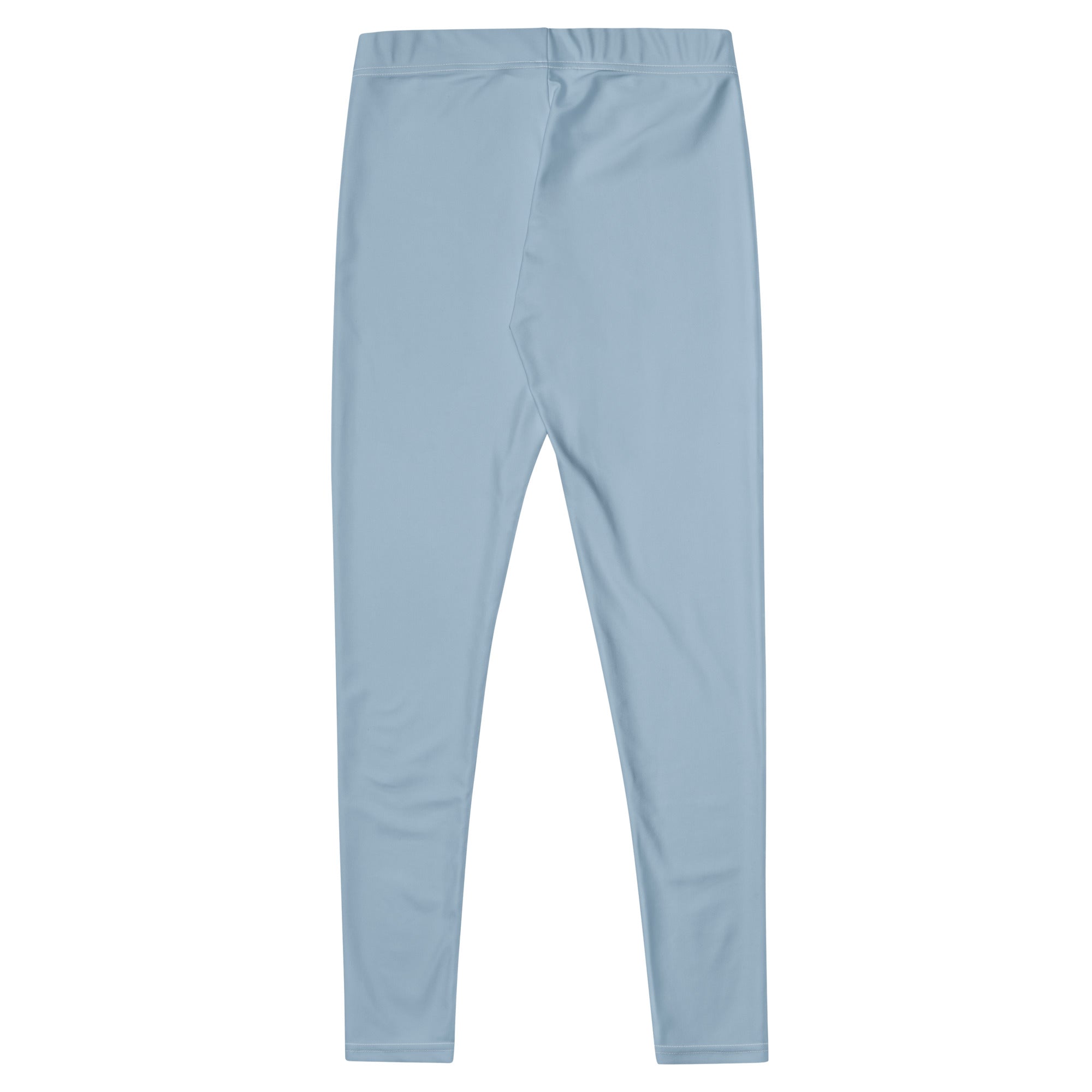 Solid Dusty Chambray Blue Kids Leggings | GearBunch