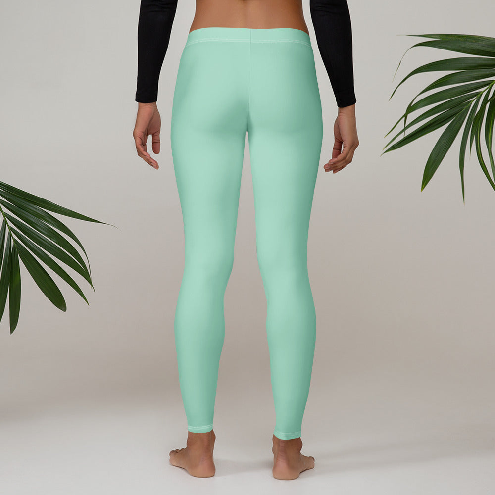 Solid Seafoam Kids Leggings | GearBunch