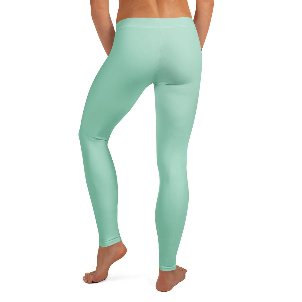 Solid Seafoam Kids Leggings | GearBunch