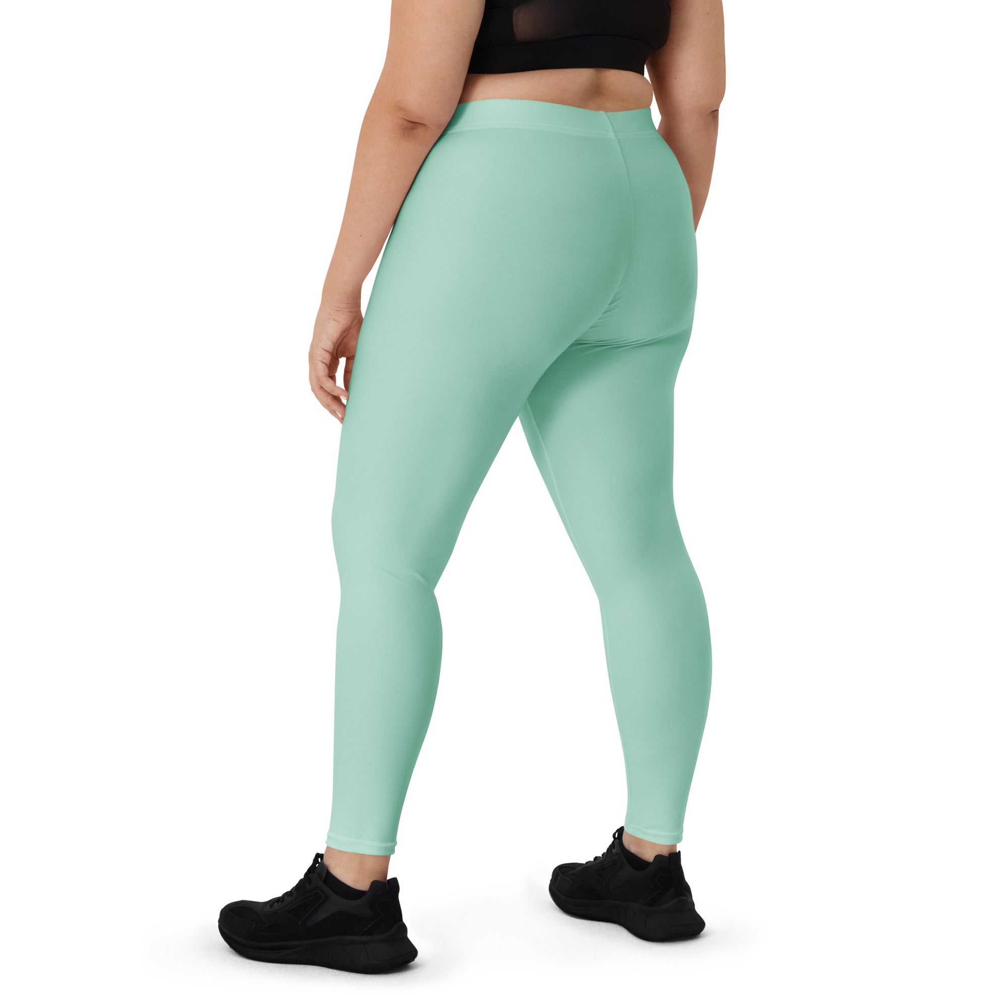 Solid Seafoam Kids Leggings | GearBunch