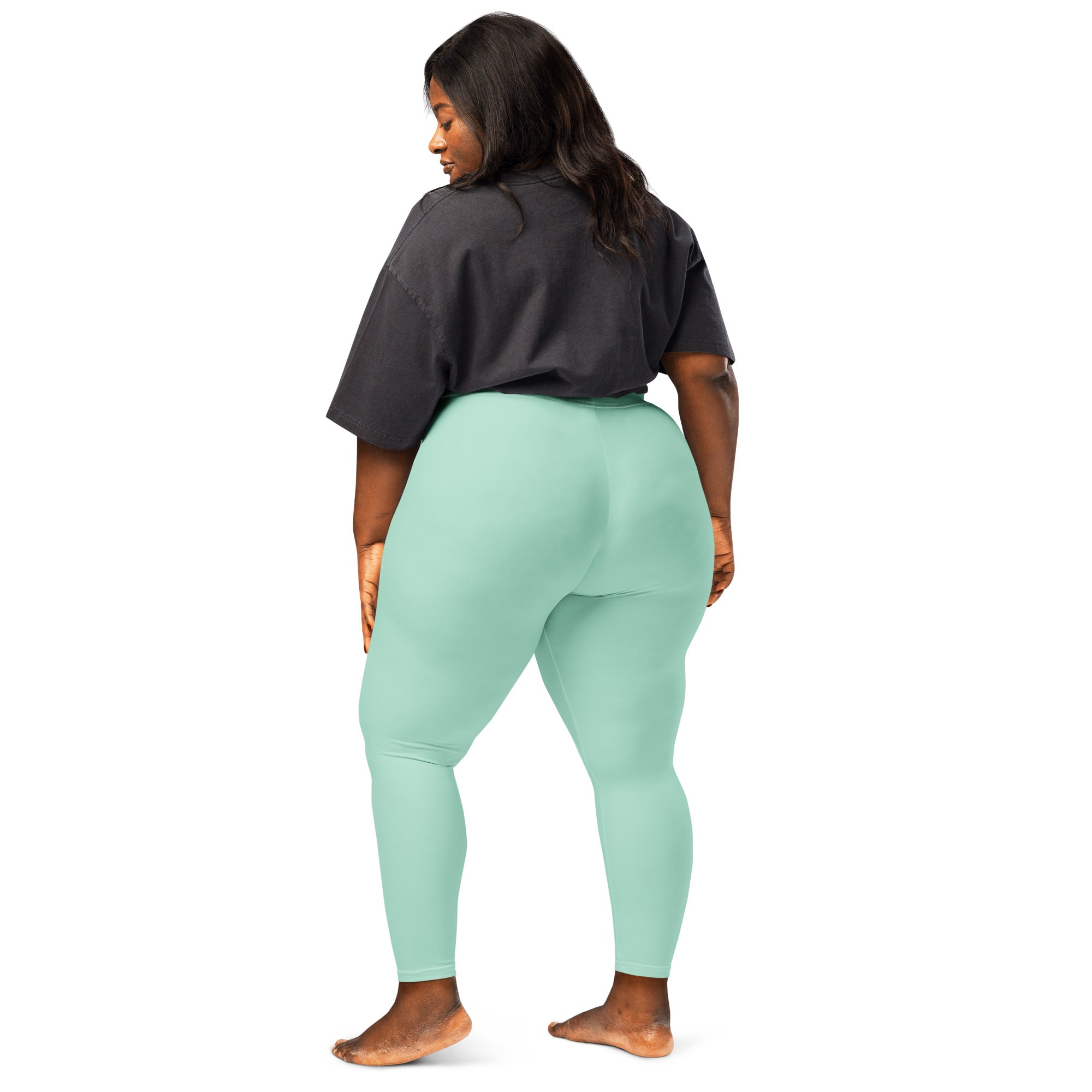 Solid Seafoam Kids Leggings | GearBunch
