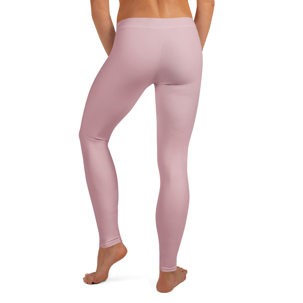 Solid Dusty Rose Kids Leggings | GearBunch